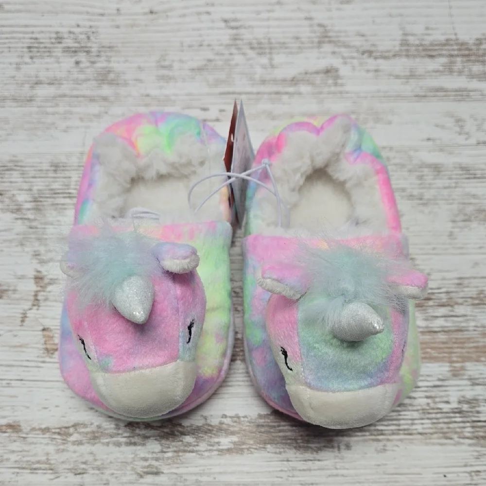 Cat & Jack™ Magic Unicorn Slippers | Small (5/6)